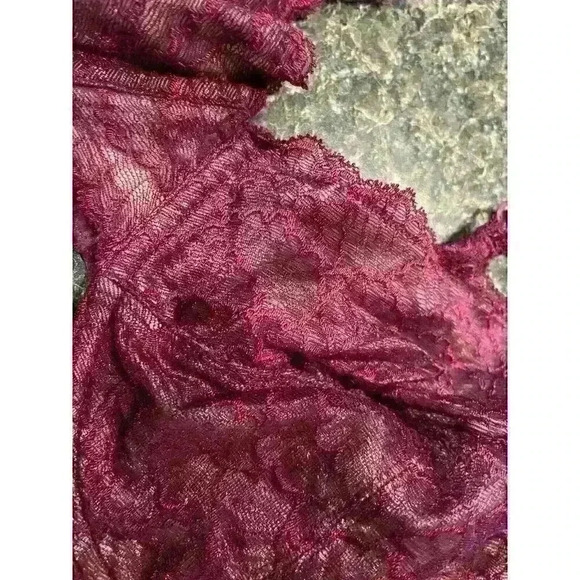 Maidenform Women's 40DD Purple Lace Bra J Hook Convertible Self Expressions - Picture 3 of 7